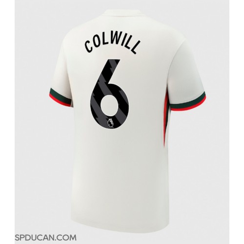 Muški Nogometni Dres Chelsea Levi Colwill #6 Gostujuci 2025-26 Kratak Rukav
